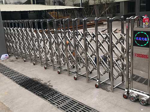 常平東莞電動伸縮門正確的尺寸安裝